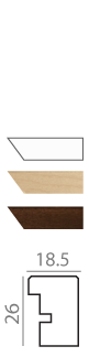 Nordische Holzrahmen 18.5×26