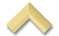 Light natural wood picture frame corner sample