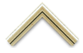 Single gold chevron military rank insignia on a black background
