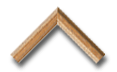 Corner sample of a rustic light oak wooden picture frame