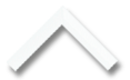 White upward pointing arrow icon on black background