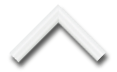 white upward arrow chevron icon