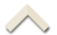 White chevron arrow icon pointing up on a black background