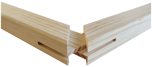Holzleisten für Keilrahmen