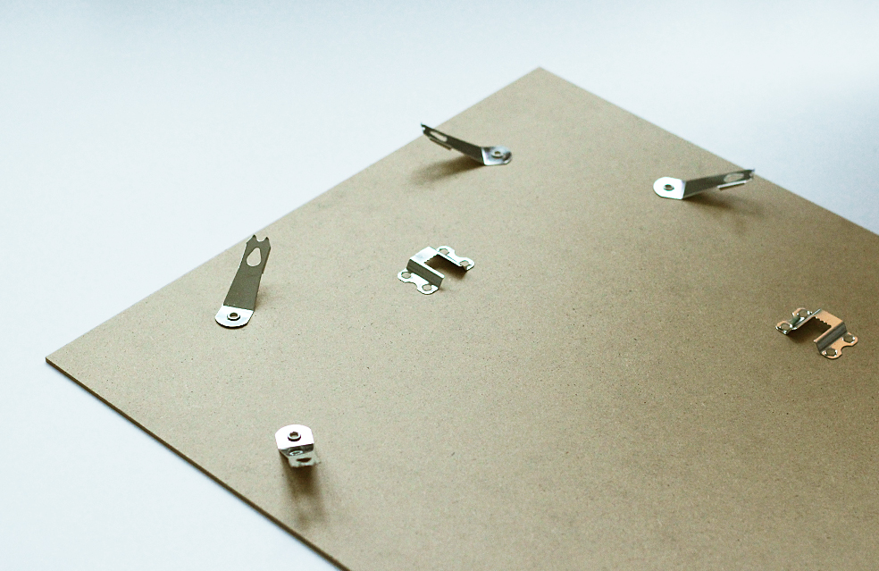 MDF Backs with turning clips for wood frames
